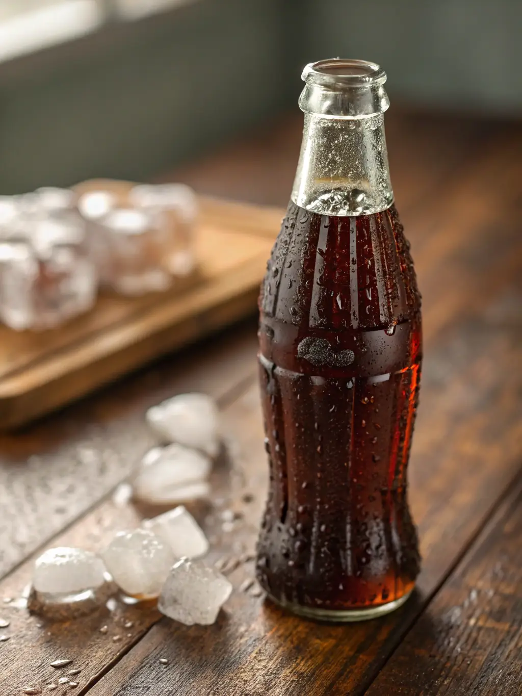 Ein Glas Cola mit Eiswürfeln und einer Limettenspalte – eine erfrischende Getränkeoption in der Familienpackung.